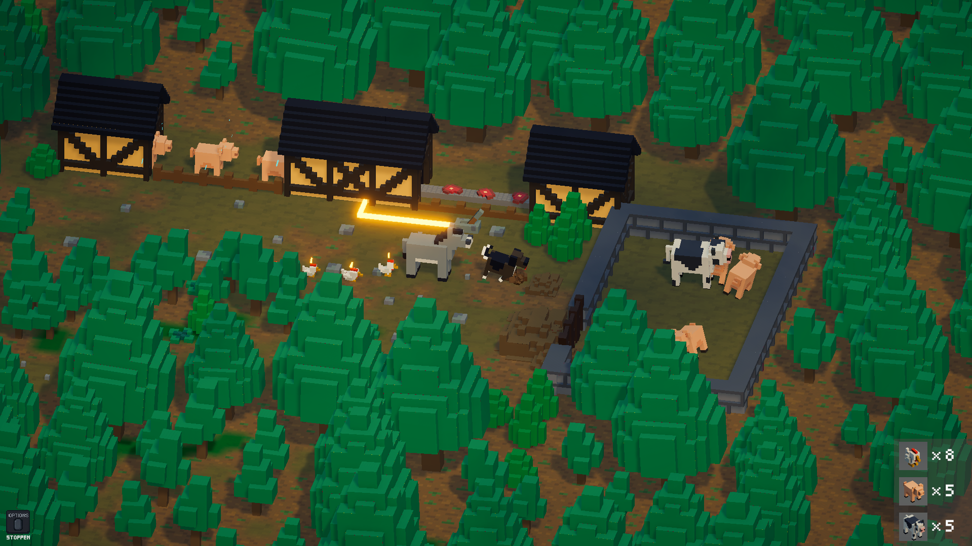 Tower of Tales - Mojo Gamedesign door Joppe Monnens - gravende hond in level